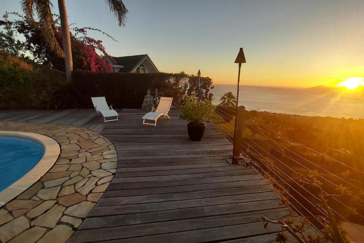 Villa Bounty Amazing Ocean View Punaauia  Bagian luar foto